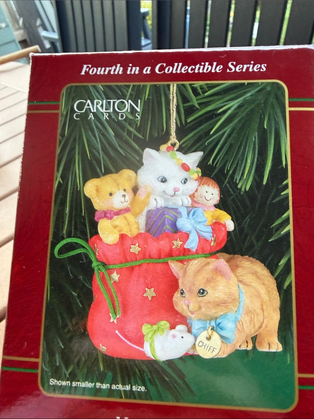 Merry Mischief Makers Carlton Cards Cat Ornament 1999